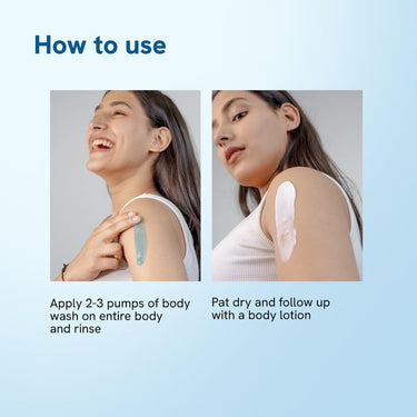 Be Bodywise Body Acne Reduction Kit with 1% Salicylic Acid Body Wash & 10% Niacinamide Hydrating Face & Body Lotion | Prevents Body Acne, Exfoliates & Promotes Glowing Skin | 450 mL